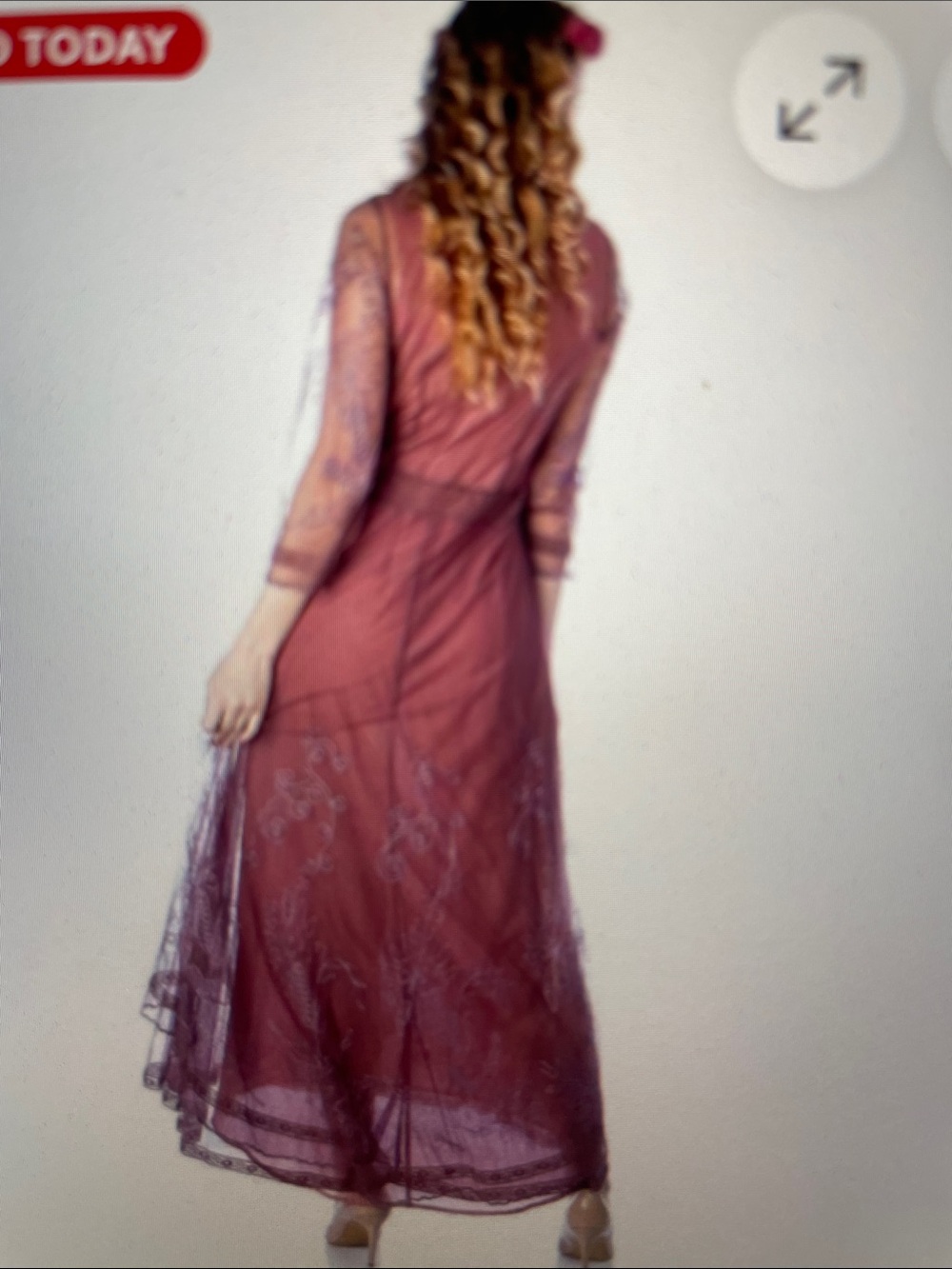 Nataya NWOT Embroidered Abbey dress sz 1X - Picture 3 of 11